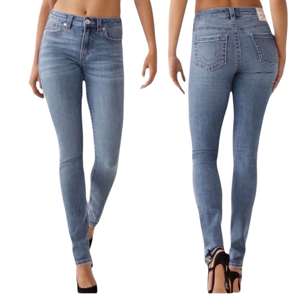 True Religion Mid Rise Skinny Stretch Jeans Size 27 (Size 4) NWT